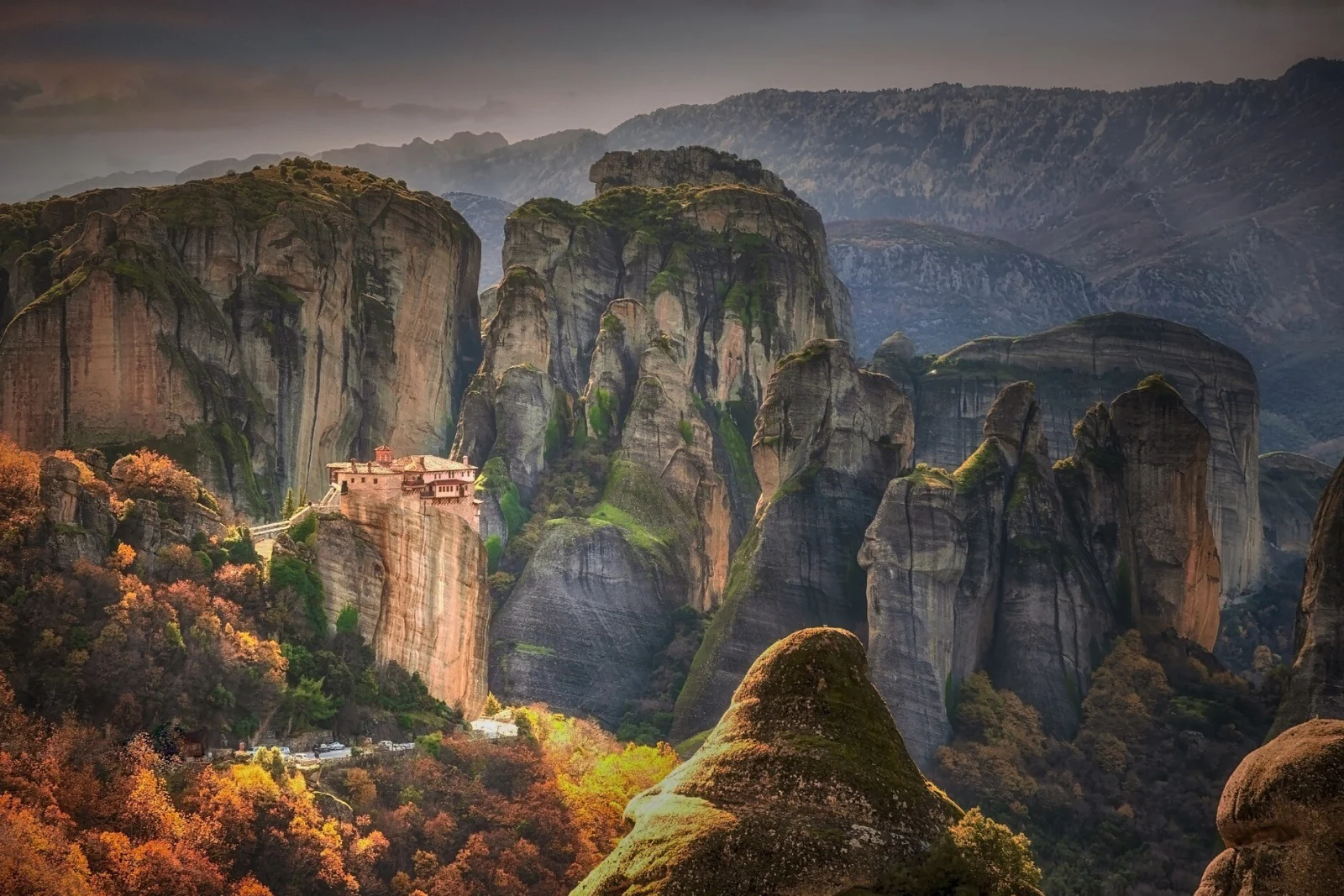 Πανοραμική θέα στα Μετέωρα